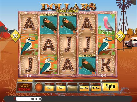 Dollars Down Under Slot - Play Online